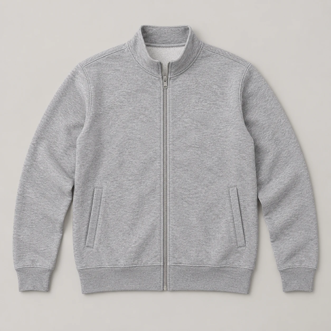 Open zip sweatshirt